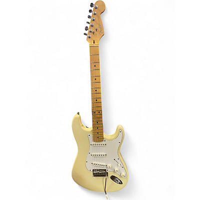 Used Fender American Standard Stratocaster Alpine White Solid Body Electric Guitar