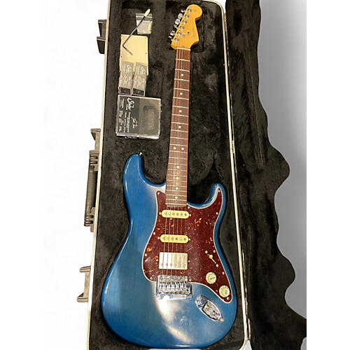 Used Fender American Standard Stratocaster BLUE Solid Body Electric Guitar BLUE