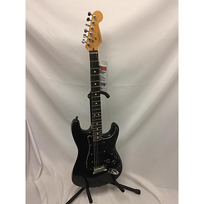 Fender Used Fender American Standard Stratocaster Black Solid Body Electric Guitar