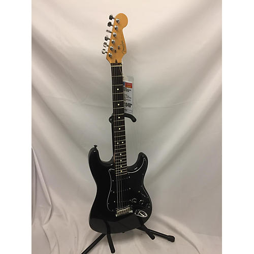 Fender Used Fender American Standard Stratocaster Black Solid Body Electric Guitar Black