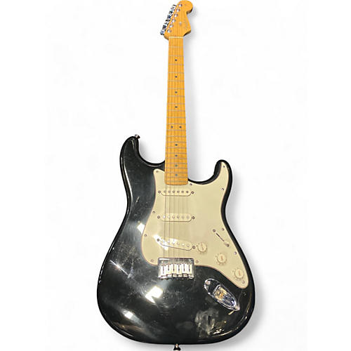 Fender Used Fender American Standard Stratocaster Black Solid Body Electric Guitar Black