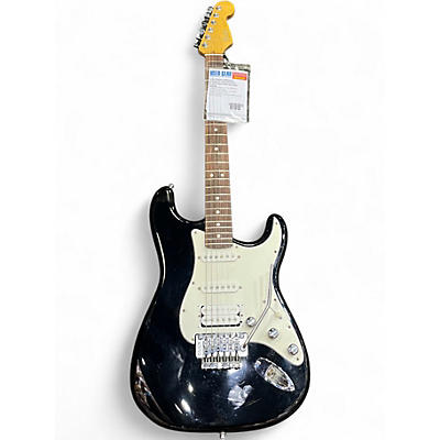 Used Fender American Standard Stratocaster Black Solid Body Electric Guitar