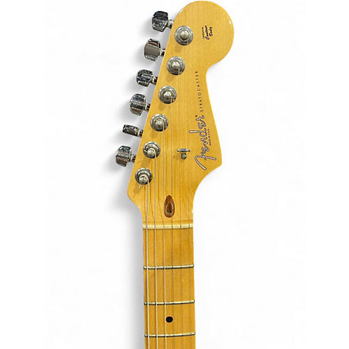 Used Fender American Standard Stratocaster Black Solid Body Electric Guitar Black