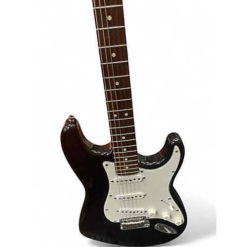 Used Fender American Standard Stratocaster Black Solid Body Electric Guitar Black