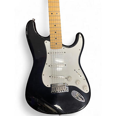 Used Fender American Standard Stratocaster Black Solid Body Electric Guitar