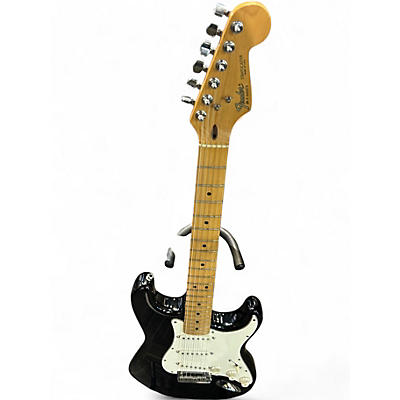Used Fender American Standard Stratocaster Black Solid Body Electric Guitar