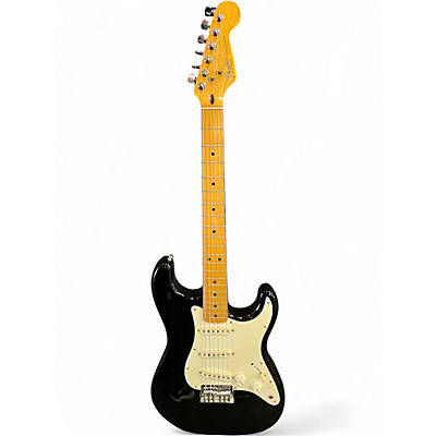 Used Fender American Standard Stratocaster Black Solid Body Electric Guitar