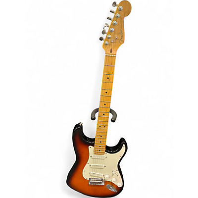 Used Fender American Standard Stratocaster Brown Sunburst Solid Body Electric Guitar