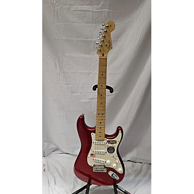 Fender Used Fender American Standard Stratocaster Candy Apple Red Metallic Solid Body Electric Guitar