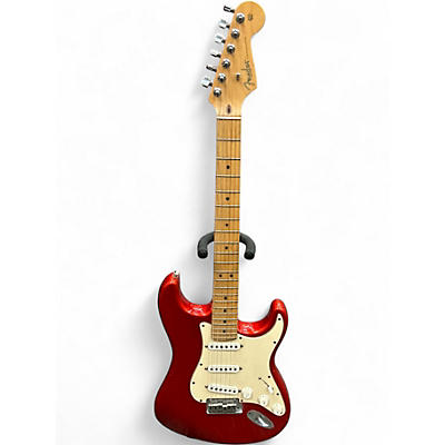 Used Fender American Standard Stratocaster Candy Apple Red Solid Body Electric Guitar