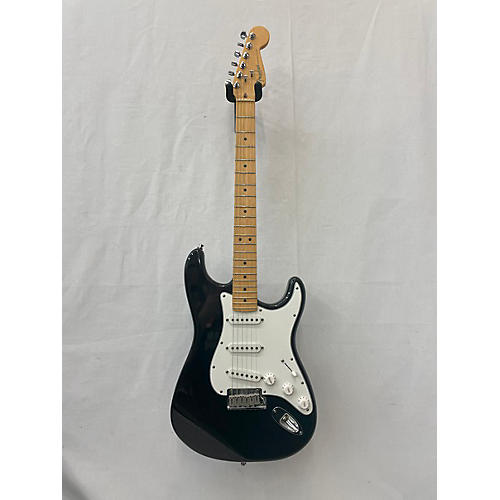 Fender Used Fender American Standard Stratocaster Gloss Black Solid Body Electric Guitar Gloss Black