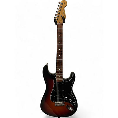 Fender Used Fender American Standard Stratocaster HSS 3 Color Sunburst Solid Body Electric Guitar