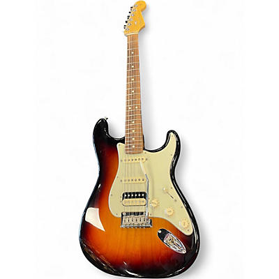 Used Fender American Standard Stratocaster HSS 3 Tone Sunburst Solid Body Electric Guitar