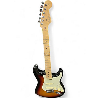 Used Fender American Standard Stratocaster HSS 3 Tone Sunburst Solid Body Electric Guitar