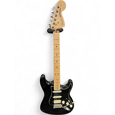 Used Fender American Standard Stratocaster HSS Black Solid Body Electric Guitar