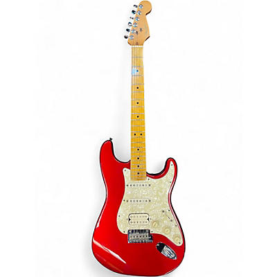 Used Fender American Standard Stratocaster HSS Candy Apple Red Metallic Solid Body Electric Guitar