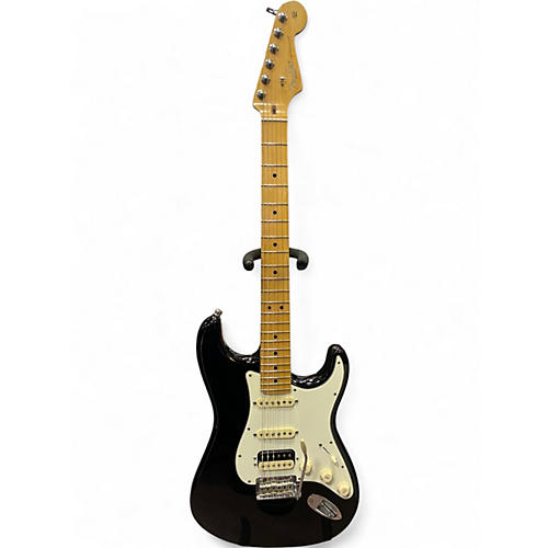 Used Fender American Standard Stratocaster HSS Shawbucker Black Solid Body Electric Guitar Black