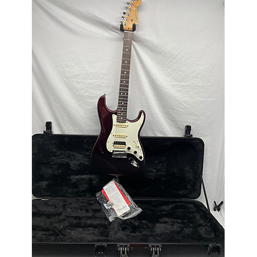 Fender Used Fender American Standard Stratocaster HSS Shawbucker Bordeaux Metallic Solid Body Electric Guitar Bordeaux Metallic