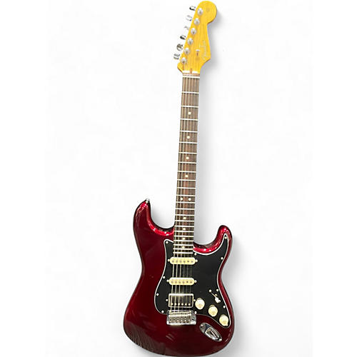 Fender Used Fender American Standard Stratocaster HSS Shawbucker Bordeaux Metallic Solid Body Electric Guitar Bordeaux Metallic