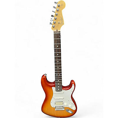 Used Fender American Standard Stratocaster HSS Sienna Sunburst Solid Body Electric Guitar