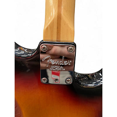 Used Fender American Standard Stratocaster Left Handed 3 Tone Sunburst Electric Guitar