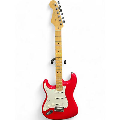 Fender Used Fender American Standard Stratocaster Left Handed Red Electric Guitar