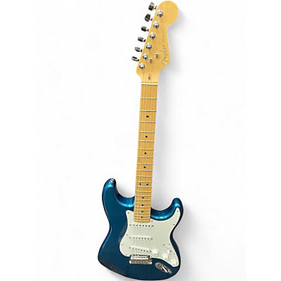 Used Fender American Standard Stratocaster Metallic Aqua Marine Solid Body Electric Guitar