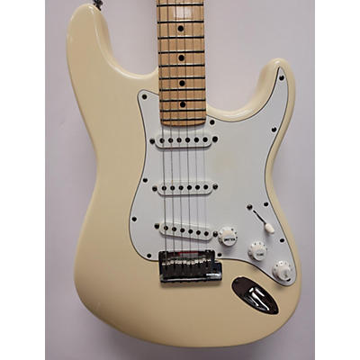 Fender Used Fender American Standard Stratocaster Olympic White Solid Body Electric Guitar