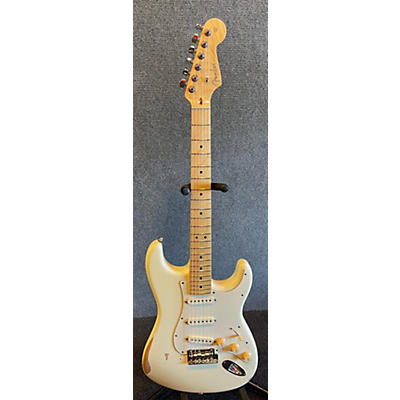 Fender Used Fender American Standard Stratocaster Olympic White Solid Body Electric Guitar