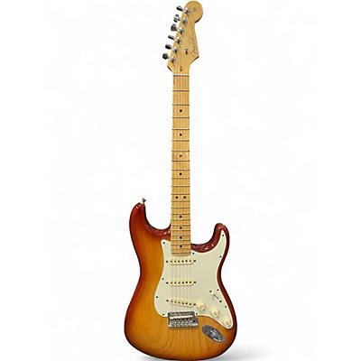 Used Fender American Standard Stratocaster Sienna Sunburst Solid Body Electric Guitar