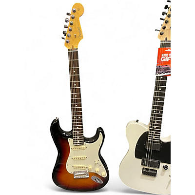 Used Fender American Standard Stratocaster Sunburst Solid Body Electric Guitar