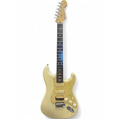 Used Fender American Standard Stratocaster Trans White Solid Body Electric Guitar