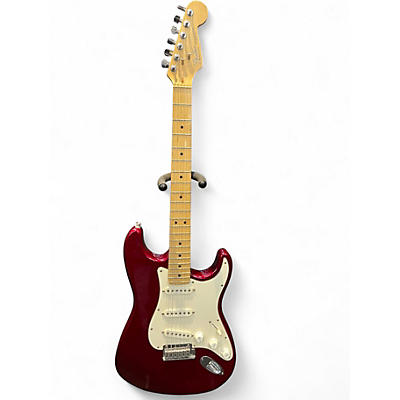 Used Fender American Standard Stratocaster Wine Red Solid Body Electric Guitar