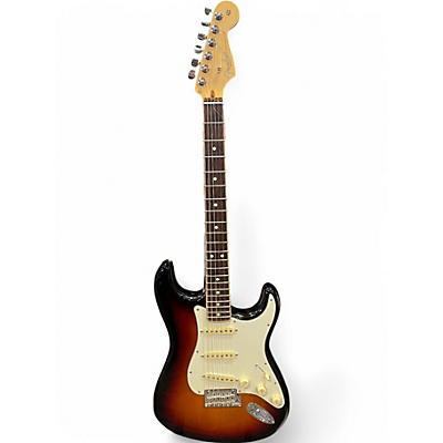 Used Fender American Standard Stratocaster w/ Channel Bound Fingerboard 2 Color Sunburst Solid Body Electric Guitar