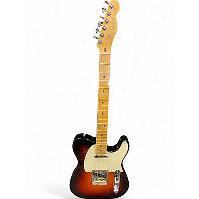 Used Fender American Standard Telecaster 3 Tone Sunburst Solid Body Electric Guitar