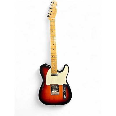 Used Fender American Standard Telecaster 3 Tone Sunburst Solid Body Electric Guitar