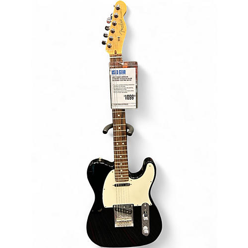 Used Fender American Standard Telecaster Black Solid Body Electric Guitar Black