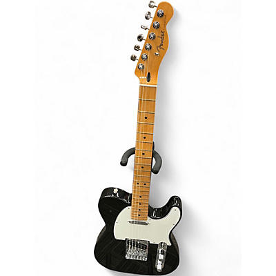 Used Fender American Standard Telecaster Black and White Solid Body Electric Guitar