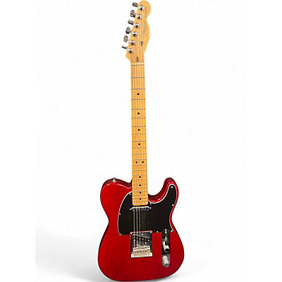 Used Fender American Standard Telecaster Crimson Red Trans Solid Body Electric Guitar