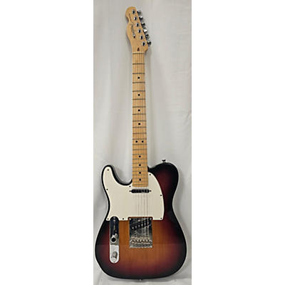 Used Fender American Standard Telecaster Left Handed 3 Tone Sunburst Electric Guitar