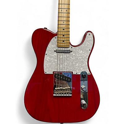 Used Fender American Standard Telecaster Trans Crimson Red Solid Body Electric Guitar