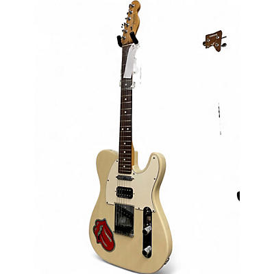 Used Fender American Standard Telecaster Trans Olympic White Solid Body Electric Guitar