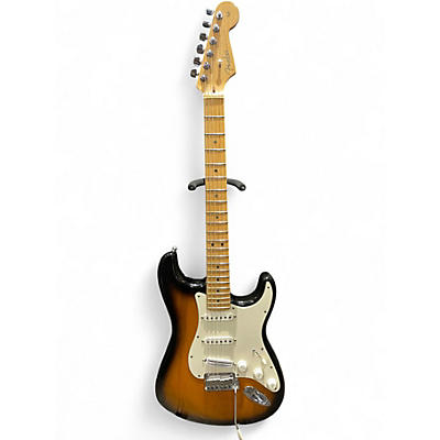 Used Fender American Stratocaster 2 Tone Sunburst Solid Body Electric Guitar