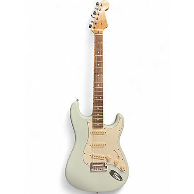 Used Fender American Stratocaster with Channel Bound Fingerboard Sonic Blue Solid Body Electric Guitar