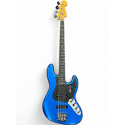 Used Fender American Ultra II Jazz Bass Noble Blue Electric Bass Guitar