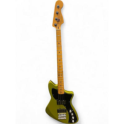 Used Fender American Ultra II Meteora Green Electric Bass Guitar