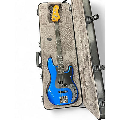 Used Fender American Ultra II PJ Bass Noble Blue Electric Bass Guitar