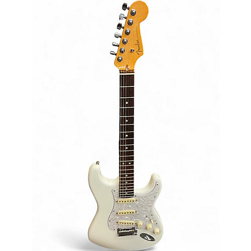Used Fender American Ultra II Stratocaster Blizzard Pearl Solid Body Electric Guitar Blizzard Pearl