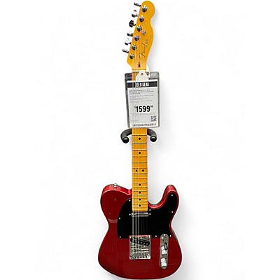 Used Fender American Ultra II telecaster Sinister Red Solid Body Electric Guitar
