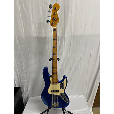 Fender Used Fender American Ultra Jazz Bass Blue Electric Bass Guitar